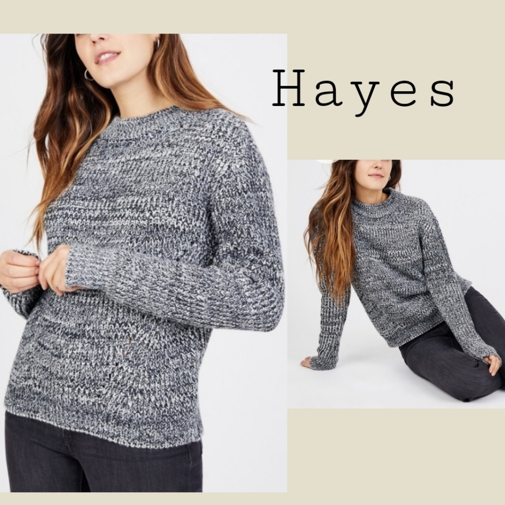 Hayes

Marled Soft Knit Sweater. Sz SM
